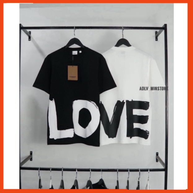Áo Thun Burberry nữ LOVE,Áo Thun Burberry nam LOVE phong cách luxury ,Áo Buberry LOVE vải cotton organic Bestqualtiy