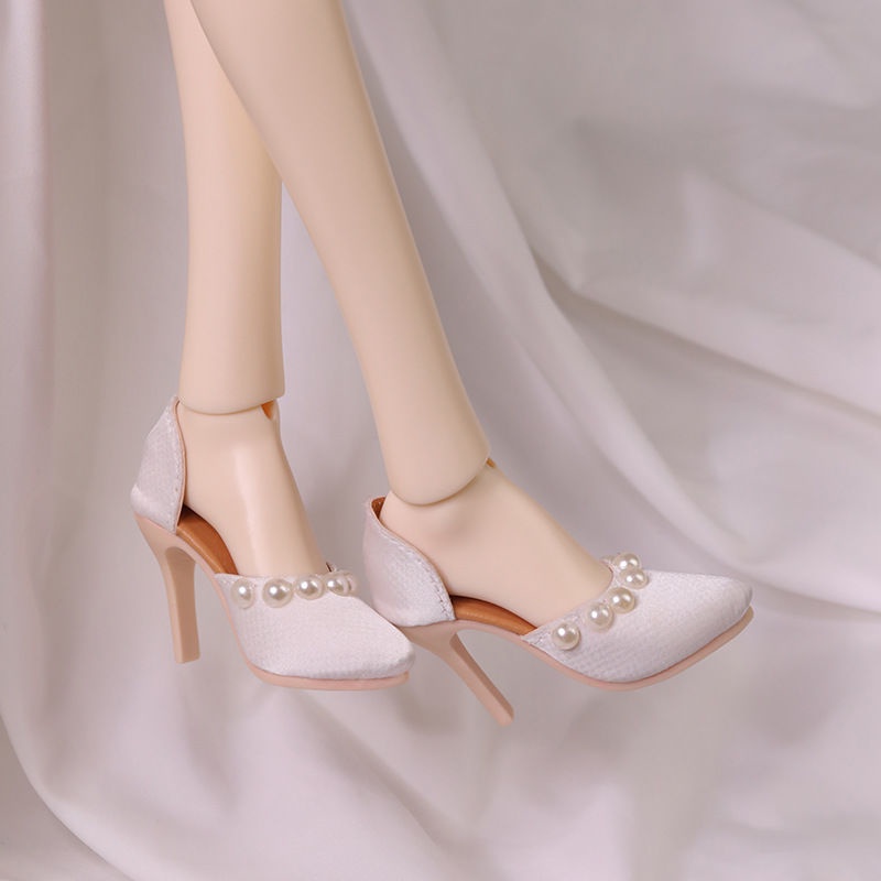 Giày Cao Gót 3 Mũi 60cm Bằng Da Thời Trang Quyến Rũ Cho Búp Bê Barbie Ye Loli 5.26