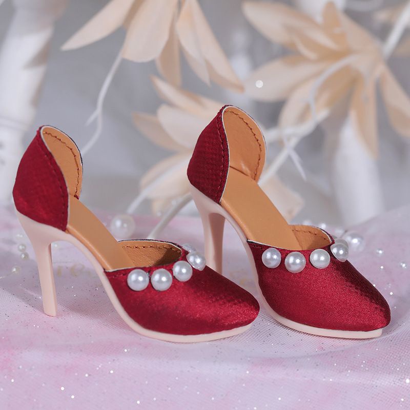 Giày Cao Gót 3 Mũi 60cm Bằng Da Thời Trang Quyến Rũ Cho Búp Bê Barbie Ye Loli 5.26