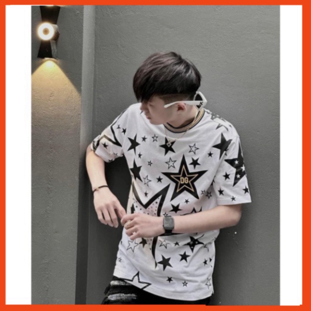 Áo phông nam nữ Premium in hình ngôi sao Dolce DG vàng đen quanh áo. Áo Thun Nam Nữ In Hình Ngôi Sao Siêu Hot 8 9 | BigBuy360 - bigbuy360.vn