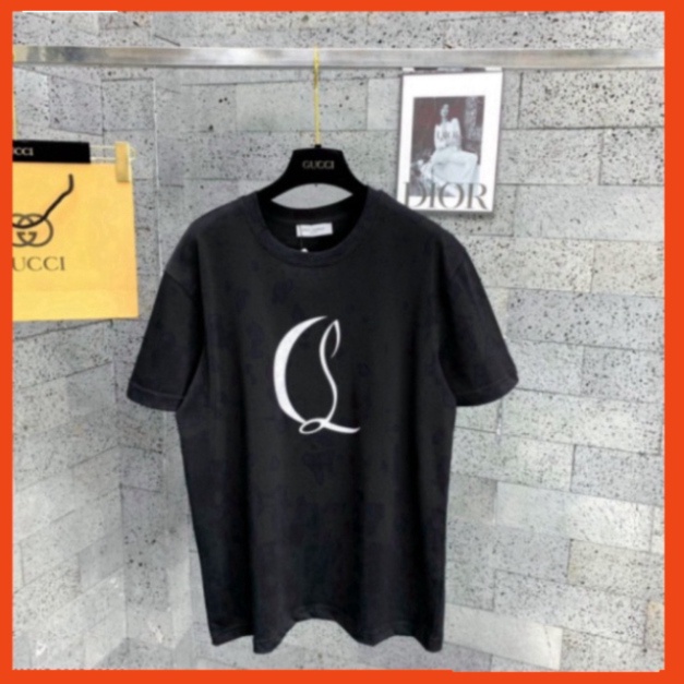 Áo Phông Louboutin Cho Nam Nữ Bản Cao Cấp Hoạ Tiết Chữ Loubotin - Áo Thun Hot Hit 2023 8 9 | BigBuy360 - bigbuy360.vn