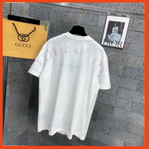 Áo Phông Louboutin Cho Nam Nữ Bản Cao Cấp Hoạ Tiết Chữ Loubotin - Áo Thun Hot Hit 2023 8 9 | BigBuy360 - bigbuy360.vn