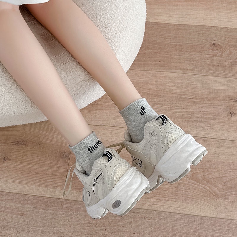 Vớ Thể Thao Ngắn Mỏng Phong Cách Nhật Bản Hàn Quốc Dễ Phối Đồ Cho Nữ