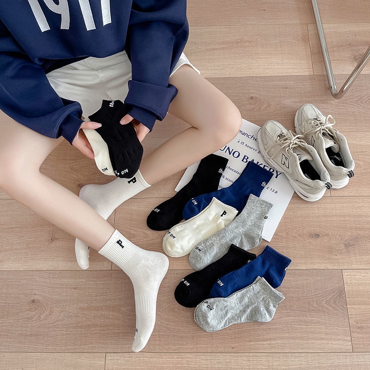 Vớ Thể Thao Ngắn Mỏng Phong Cách Nhật Bản Hàn Quốc Dễ Phối Đồ Cho Nữ