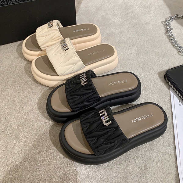 Dép lê đi bên ngoài đế dày thời trang nữ mùa hè hot mẫu chống trượt hot trên mạng