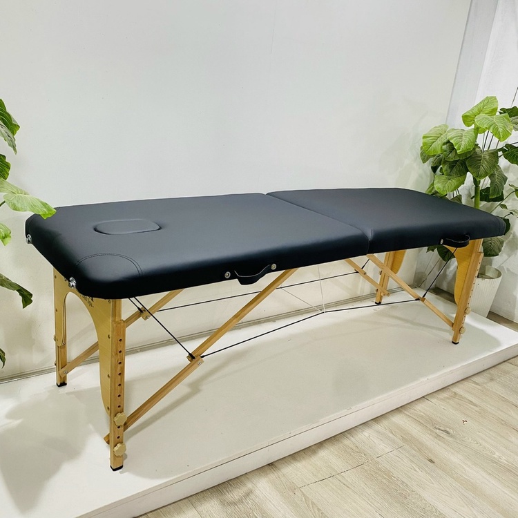GIƯỜNG VALI GẤP GỌN CHÂN GỖ MASSAGE CAO CẤP chính hãng ADORA
