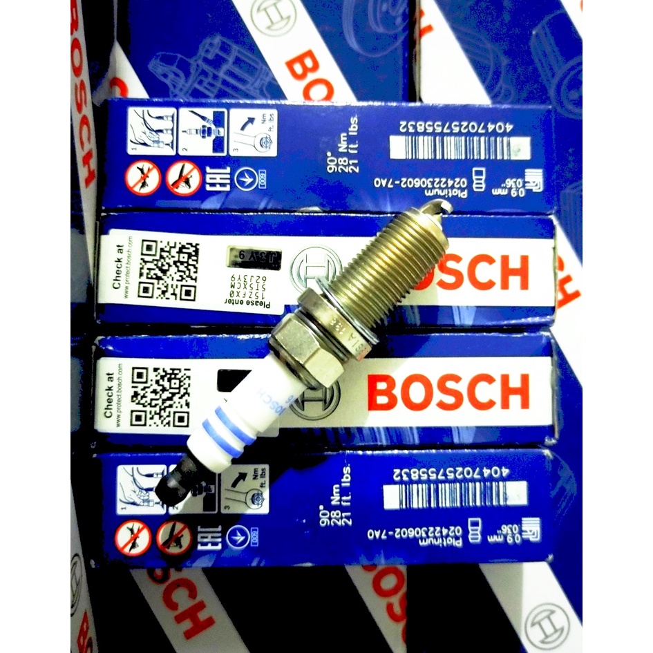 Bugi Bosch Chân Dài (Platinum) Tuýp 16 Ren 14 Innova Fortuner Xpander Attrage Cerato/Forte (-2013) Sunny Swift Vitara