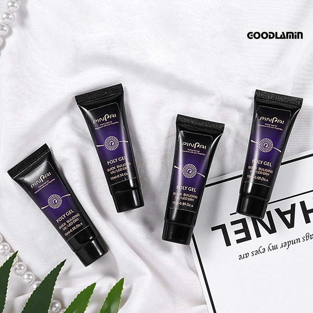 1 Bộ Gel Nối Dài Móng Tay Goodlaminrx 15ml Bán Vĩnh Viễn Nhanh Chóng Nhiều Màu Sắc