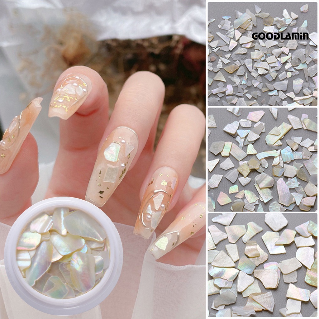 1 Hộp Đá Vỏ Sò 3D Lấp Lánh Dùng Trang Trí Móng Tay Nghệ Thuật