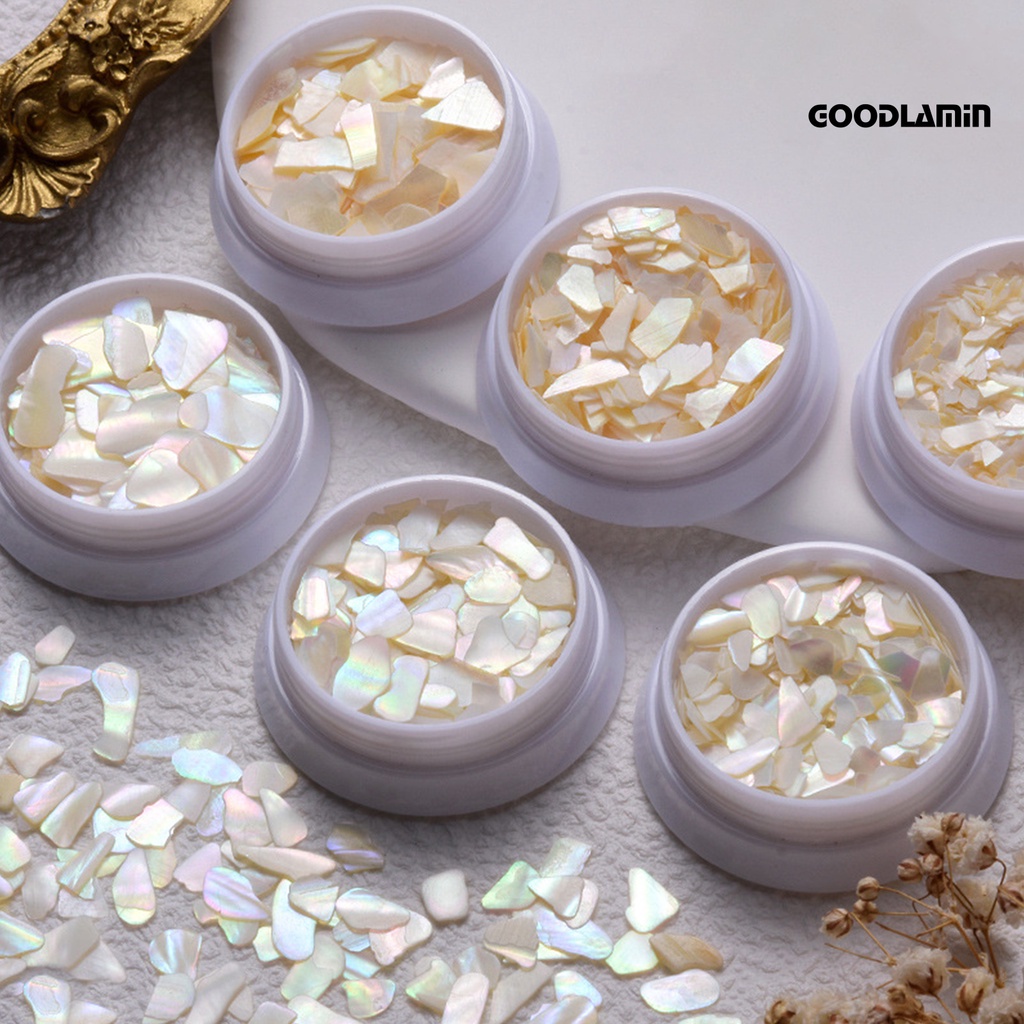 1 Hộp Đá Vỏ Sò 3D Lấp Lánh Dùng Trang Trí Móng Tay Nghệ Thuật