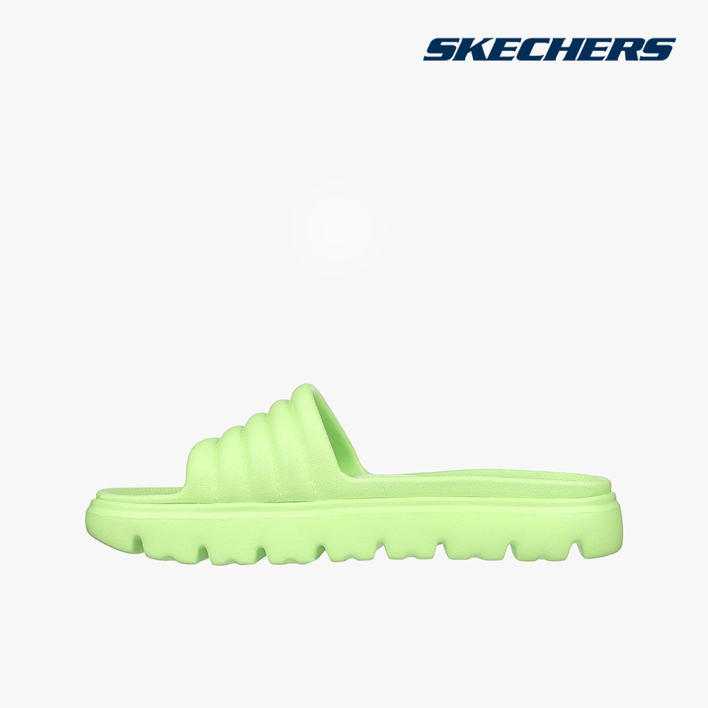 SKECHERS - Dép nữ quai ngang Foamies Top Level LIME-111450