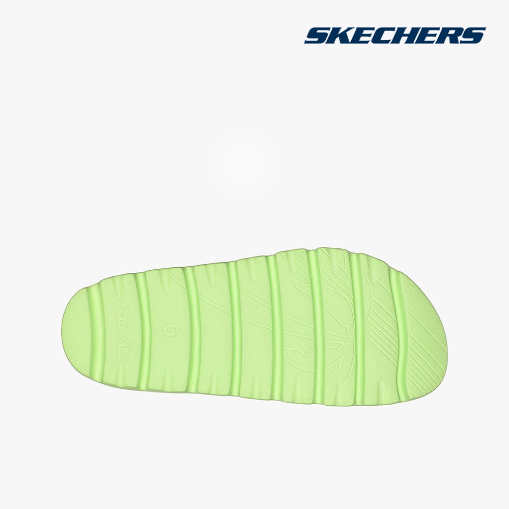 SKECHERS - Dép nữ quai ngang Foamies Top Level LIME-111450