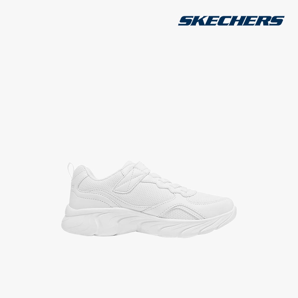 SKECHERS - Giày sneakers bé gái cổ thấp Dynamic Dash WHT-302615L