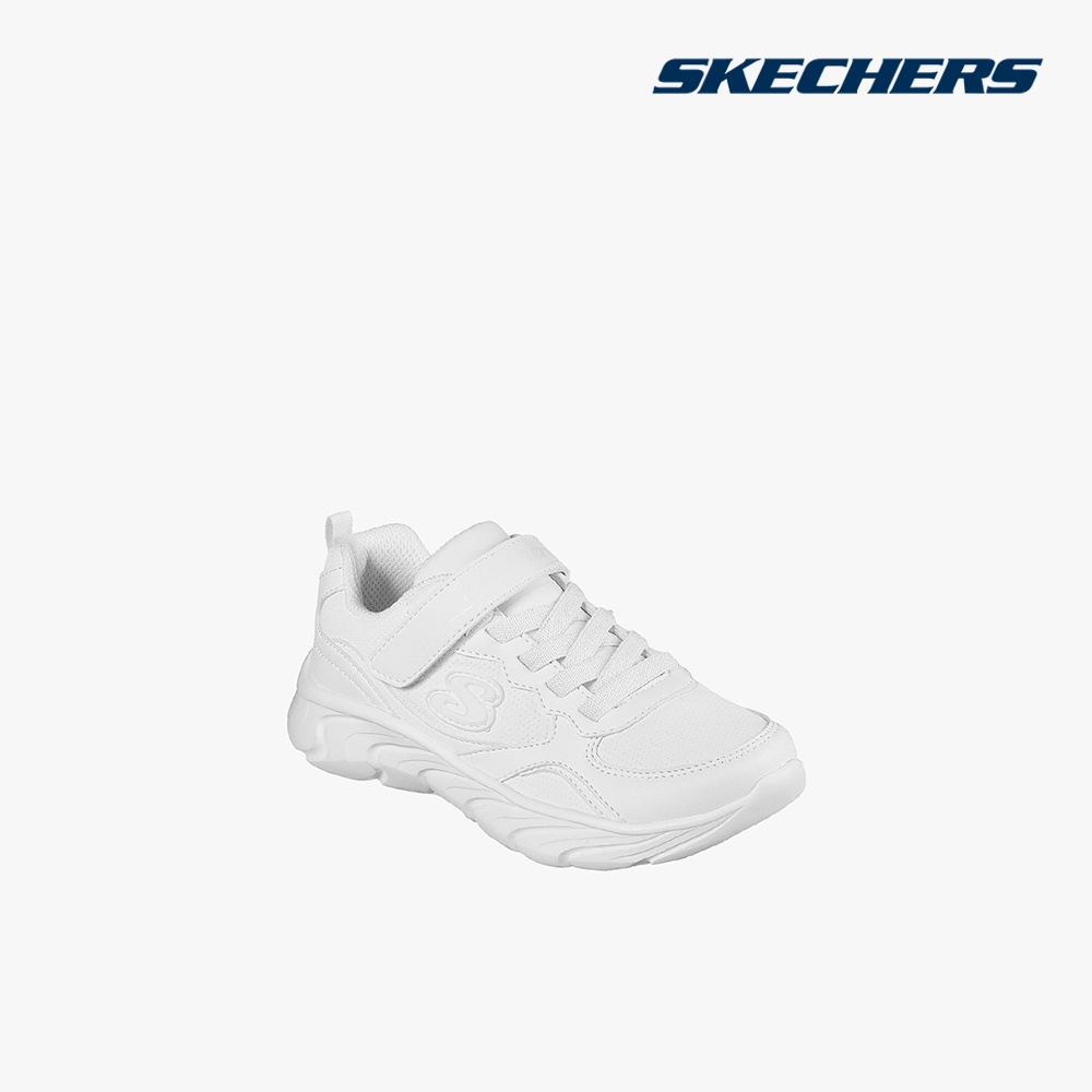 SKECHERS - Giày sneakers bé gái cổ thấp Dynamic Dash WHT-302615L
