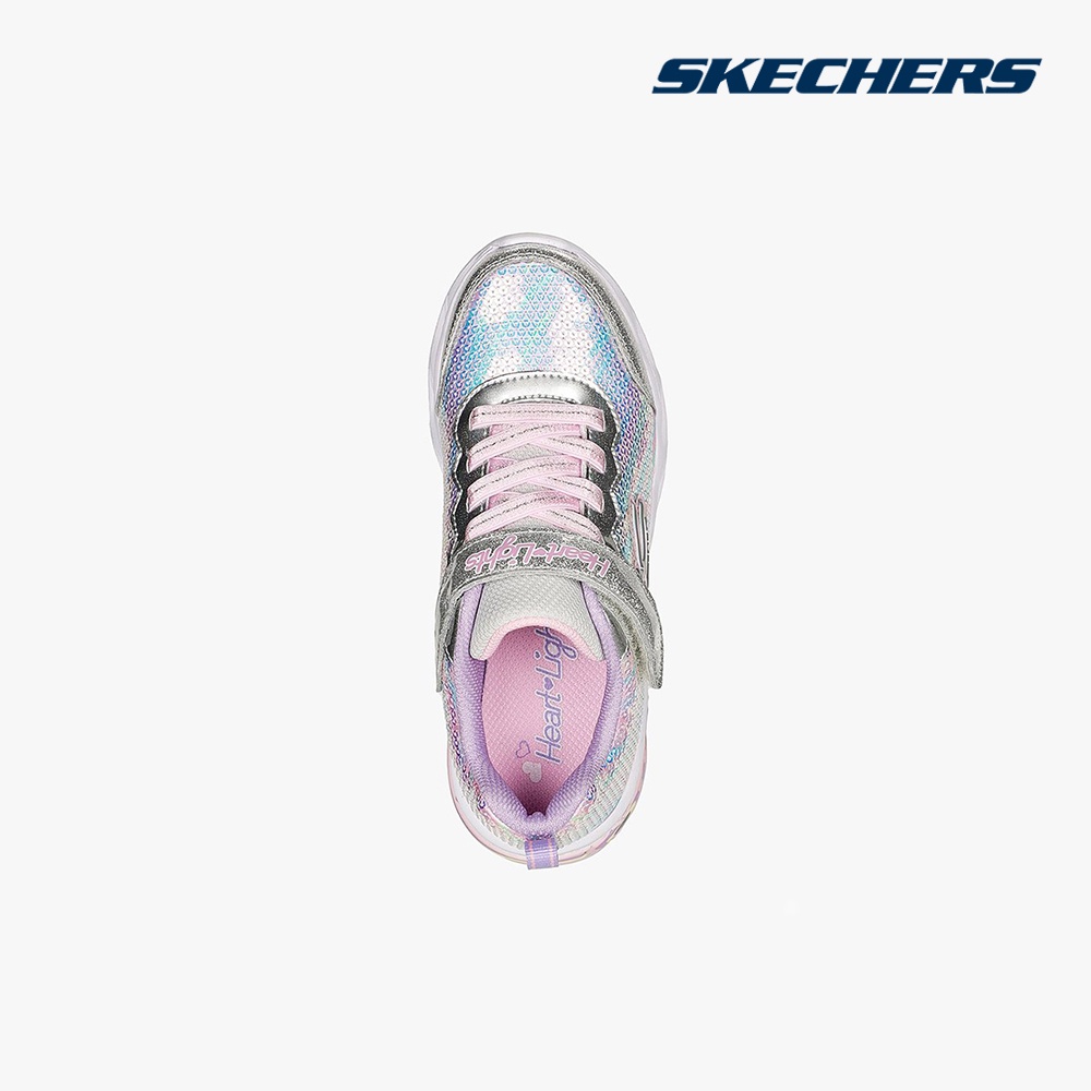 SKECHERS - Giày sneakers bé gái cổ thấp Sweetheart Lights SMLT-302313L
