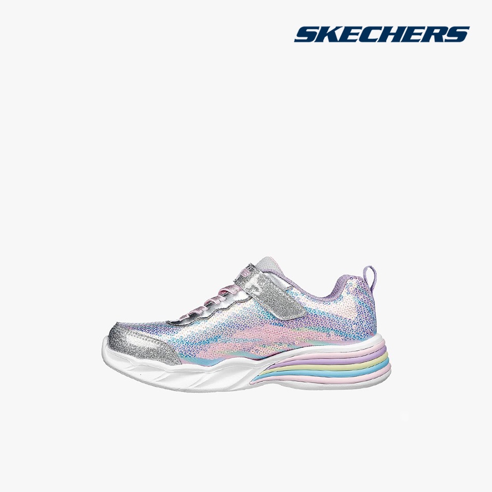 SKECHERS - Giày sneakers bé gái cổ thấp Sweetheart Lights SMLT-302313L