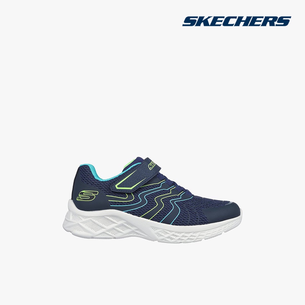 SKECHERS - Giày sneakers bé trai cổ thấp Microspec II NVLM-403922L