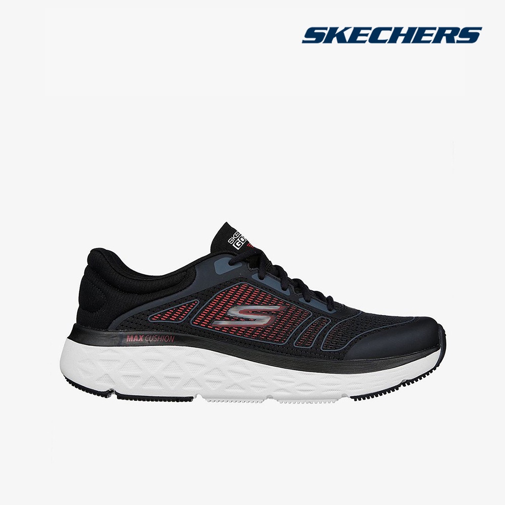 SKECHERS - Giày sneakers nam cổ thấp thắt dây Max Cushioning Delta BKRD-220357