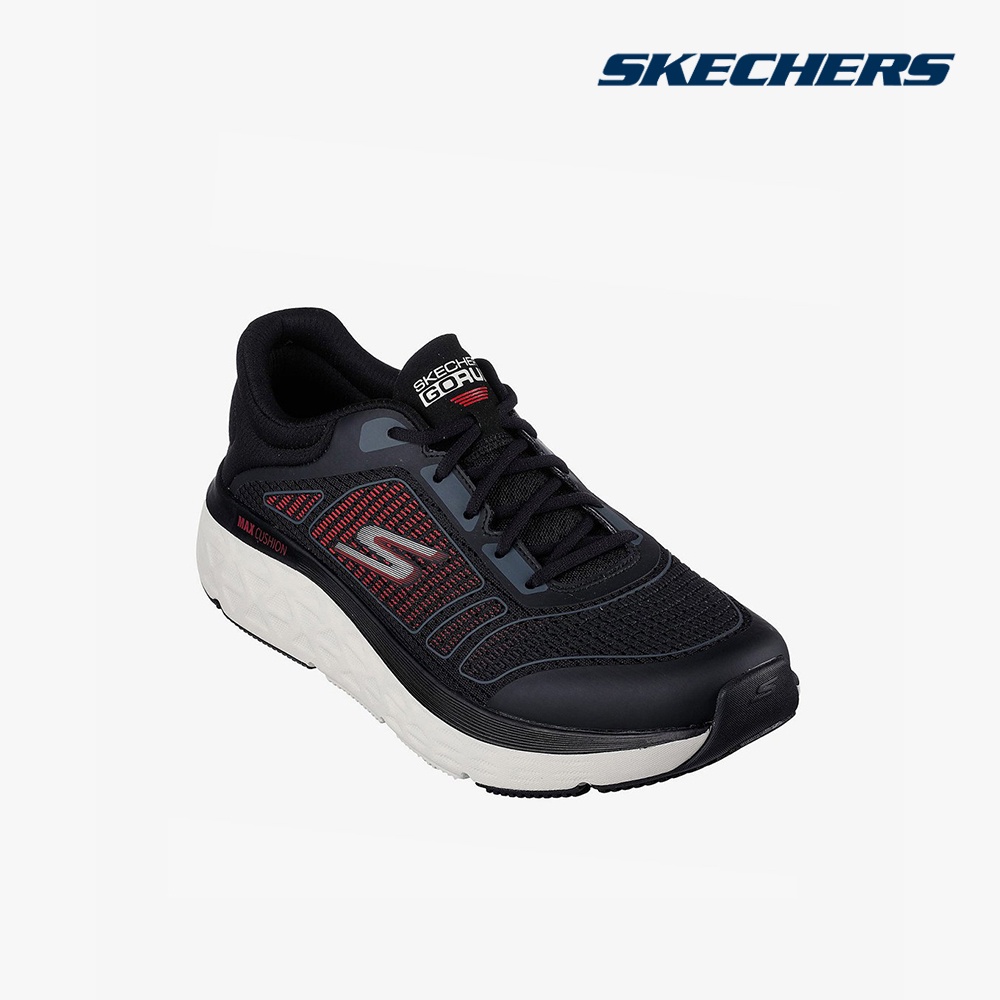 SKECHERS - Giày sneakers nam cổ thấp thắt dây Max Cushioning Delta BKRD-220357