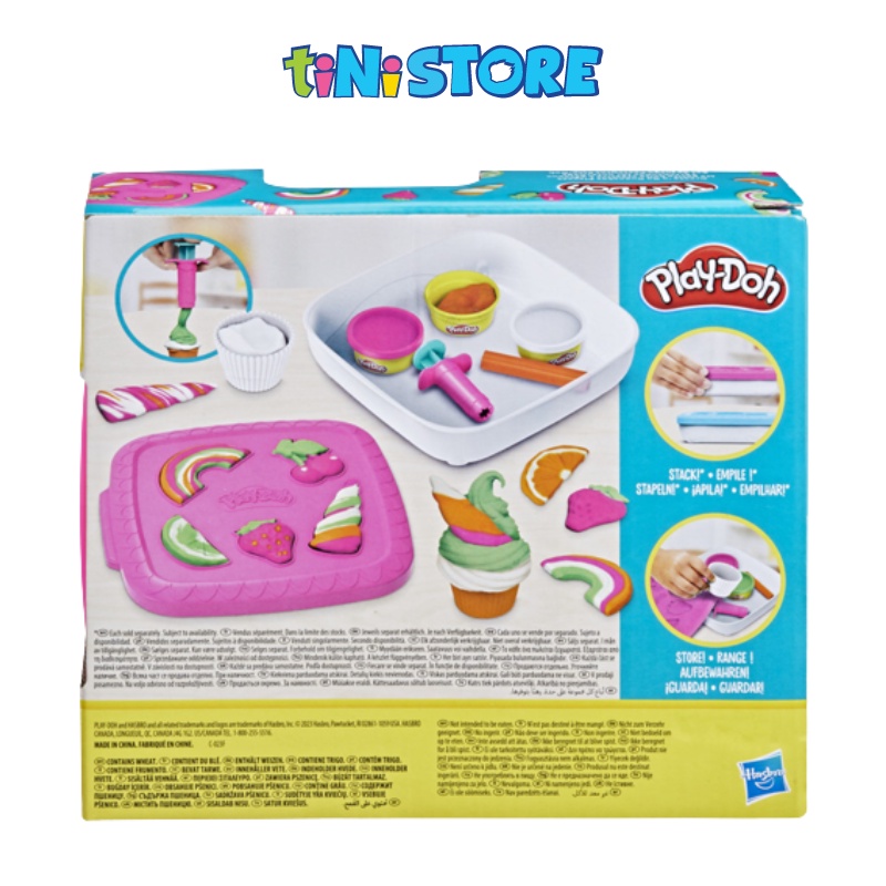 tiNiStore-Bộ đồ chơi đất nặn kèm khuôn bánh Cupcakes Play-Doh F7527