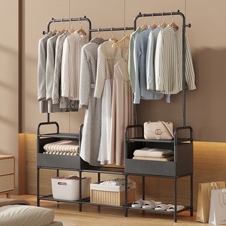 Kệ treo quần áo bằng kim loại chống rỉ cao cấp Giá để đồ siêu chắc chắn, đẹp, gọn