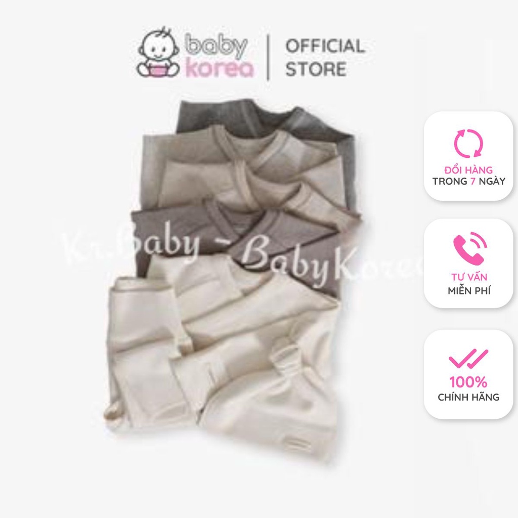 (Chính hãng) Set bộ sơ sinh TOTORI kèm mũ cho bé newborn dưới 6kg hãng Peekaboo thu đông 2022