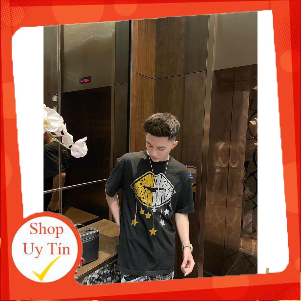 Áo thun DSQ khóa kéo Chirtian , áo phông mùa hè  hottrend áo thun bo cổ nam nữ