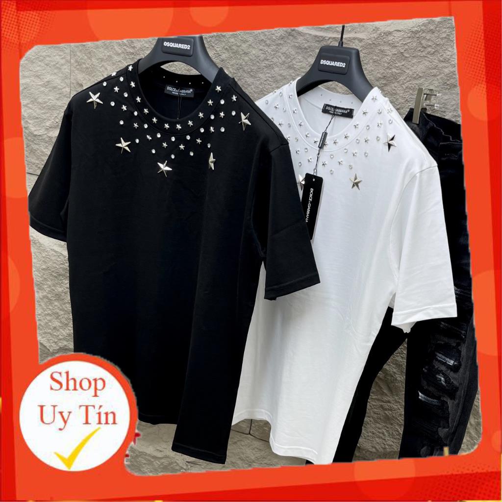 Áo thun Valentino tán đinh phong cách bụi hot hit mùa hè hottrend