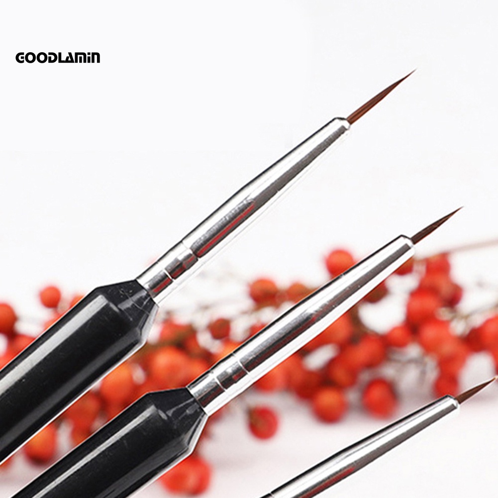 Set 3 Cọ Vẽ Trang Trí Móng Tay Chuyên Dụng