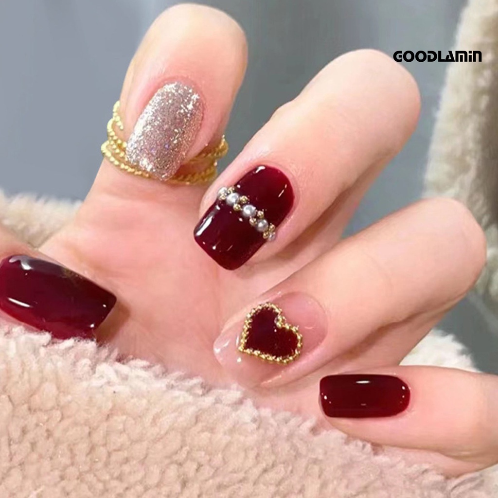 1 Hộp Hạt Thép Mini Lấp Lánh Trang Trí Móng Tay DIY
