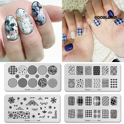 Tấm Khuôn In Họa Tiết Trang Trí Móng Tay Nghệ Thuật DIY