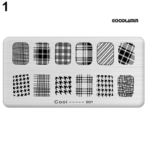 Tấm Khuôn In Họa Tiết Trang Trí Móng Tay Nghệ Thuật DIY