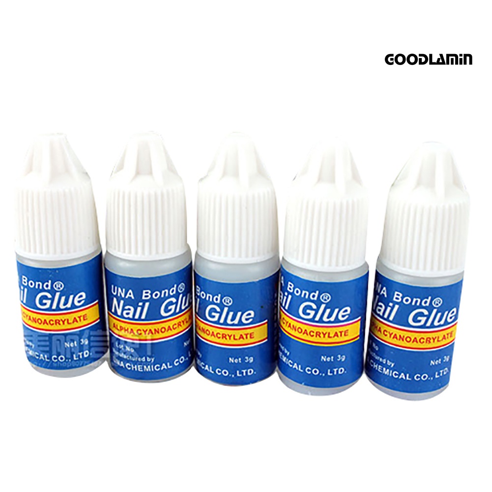 Set 5 Keo Dán Móng Tay Trong Suốt DIY Chuyên Nghiệp
