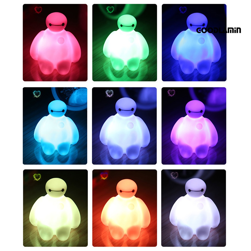 Đèn Ngủ LED Thay Đổi Màu Sắc Hình Baymax Dễ Thương Dành Cho Trẻ Em | BigBuy360 - bigbuy360.vn