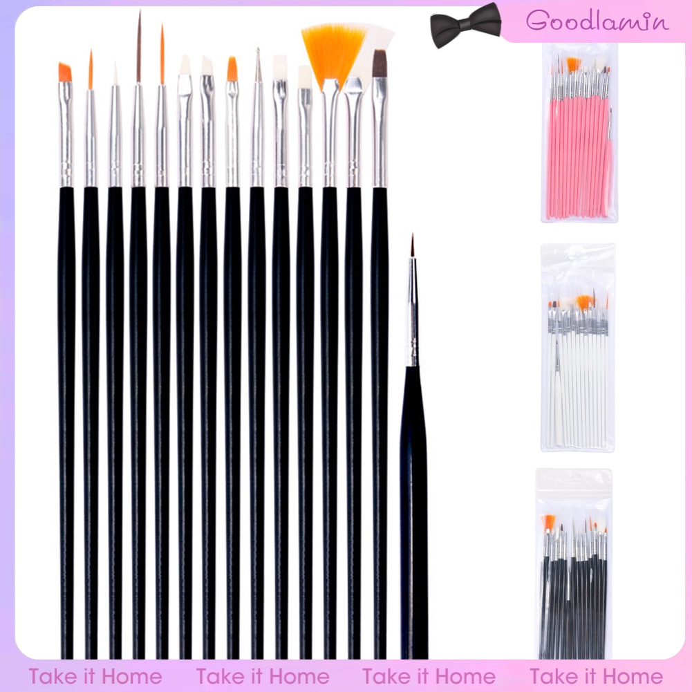 Set 15 Cọ Vẽ Móng Tay Chuyên Nghiệp