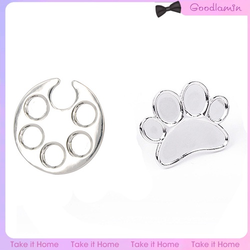 Nhẫn Hở Hình Dấu Chân Mini Dùng Đựng Màu Sơn Móng Nghệ Thuật