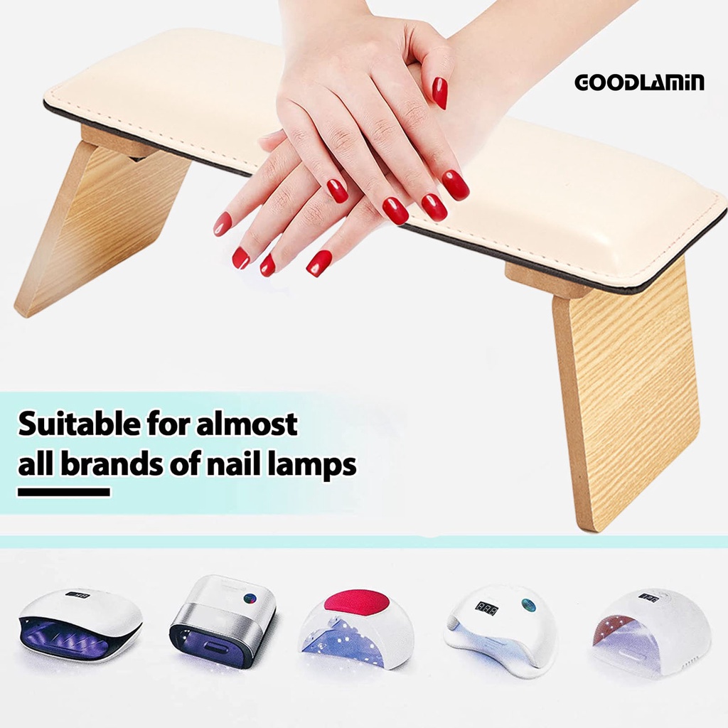 Goodlaminxp Gối Kê Tay Có Thể Gấp Lại Chuyên Dụng Cho Salon Làm Móng