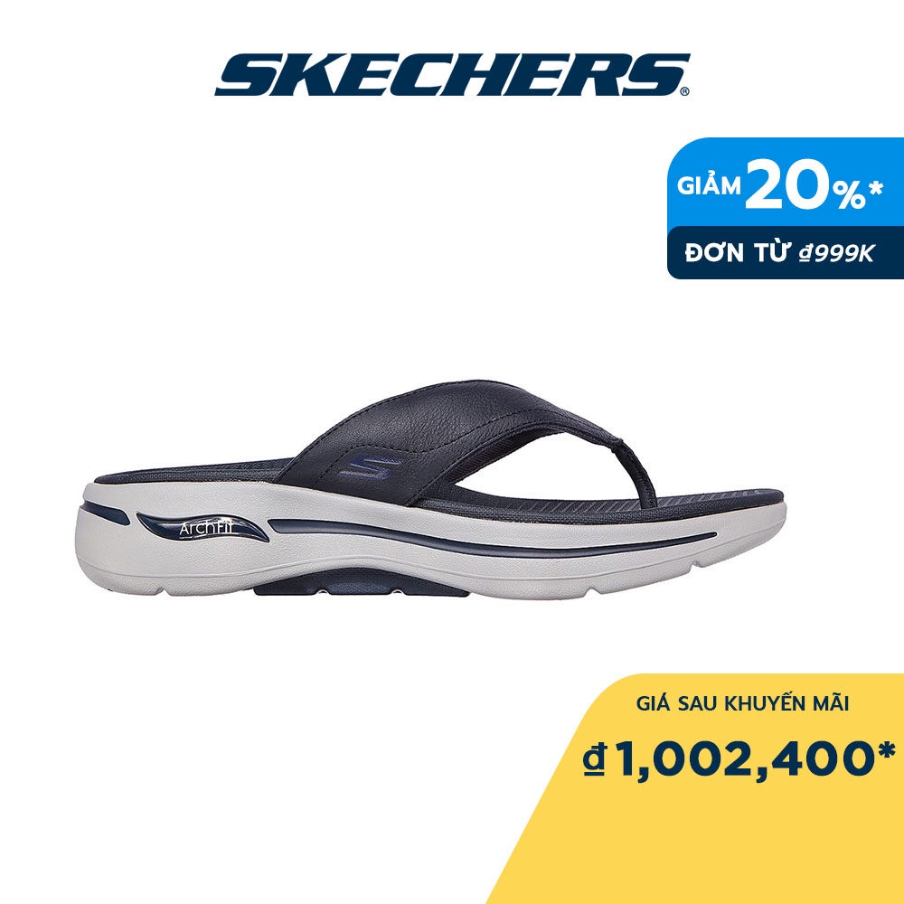 Skechers Nam Dép Xỏ Ngón On-The-GO GOwalk Arch Fit - 229022-NVY [Delist]