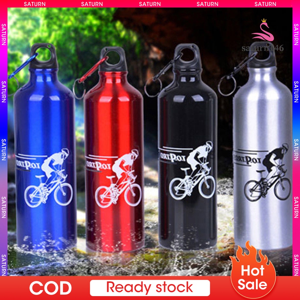 Bình Đựng Nước 750Ml Bằng Hợp Kim Nhôm Tiện Dụng Mang Theo Du Lịch Cắm Trại