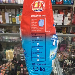 Bột giặt Lix Extra đậm đặc 5,5kg