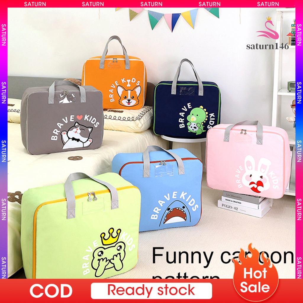 ✧Túi Đựng Chăn Bằng Polyester Chống Mòn In Hoạt Hình Cho Trẻ Mẫu Giáo