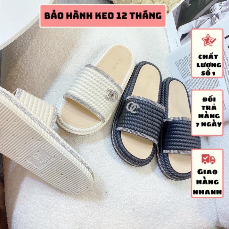 DÉP C H A N E L NHỰA ĐÚC ĐẾ 3 PHÂN SIÊU XINH HÀNG THỜI TRANG