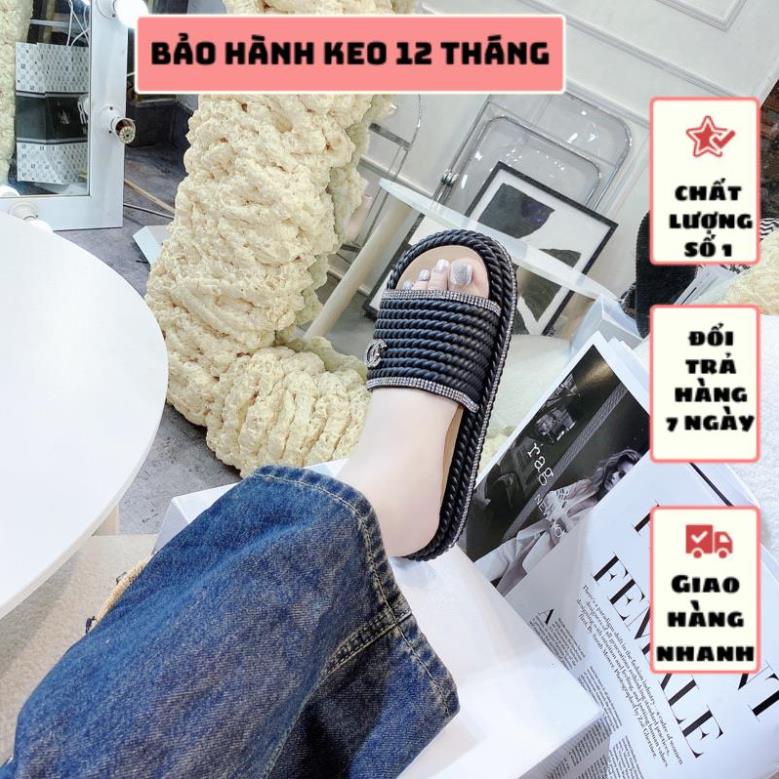 DÉP C H A N E L NHỰA ĐÚC ĐẾ 3 PHÂN SIÊU XINH HÀNG THỜI TRANG