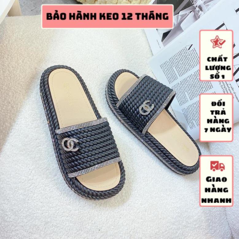 DÉP C H A N E L NHỰA ĐÚC ĐẾ 3 PHÂN SIÊU XINH HÀNG THỜI TRANG