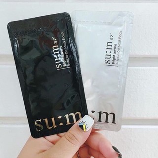 Mặt nạ sủi bọt thải độc da sum37 bright award bubble-de mask