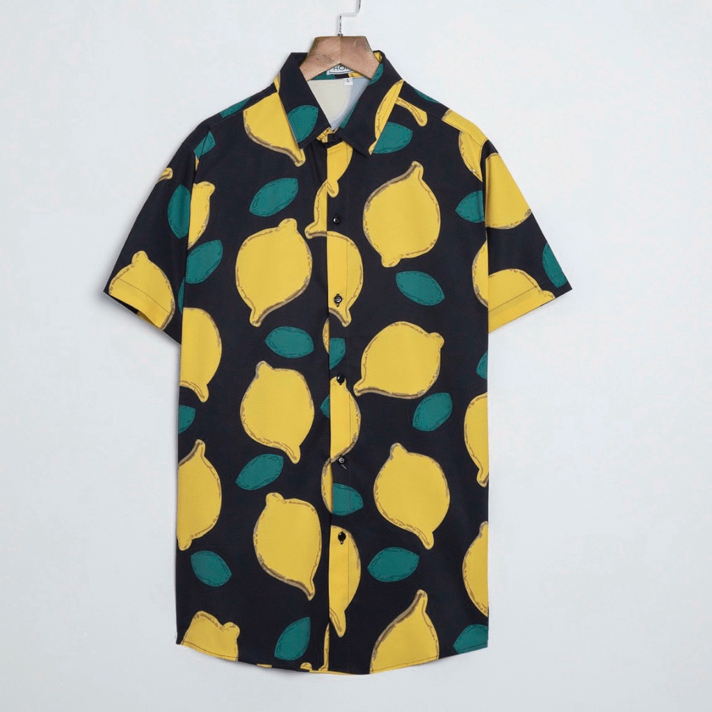 Áo Sơ Mi Nam Ngắn Tay Đi Biển Mùa Hè Mỏng Nhẹ Vải 3D Mịn Mát Trẻ Trung NEW UNISEX