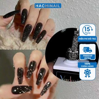 Nhũ flash VenVendeeni đen lẻ chai hàng chính hãng siêu sáng nước sơn đặc mướt phụ kiện nail Hà chi