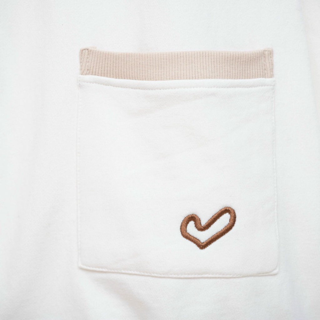 Áo Khoác Cadigan Nữ Vải Nỉ Dày Mịn Phối Viền Túi Vuông In Chữ Kiểu Dáng Trẻ Trung NEW UNISEX