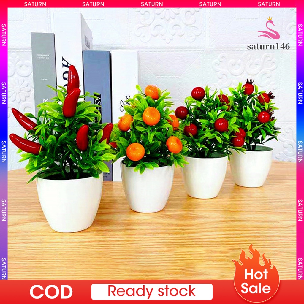 Cây Bonsai Mini Bằng Nhựa Trang Trí Vườn