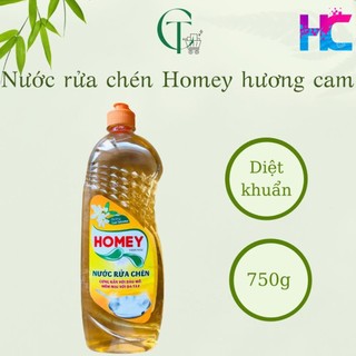 Nước rửa chén bát cao cấp Homey chai 400g